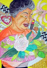 「67才おめでとう」藤原 優希（湯浅町立湯浅中学校1年）