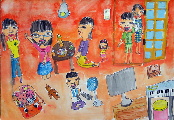 「家庭の日」松山 奈央（かつらぎ町立四邑小学校6年）