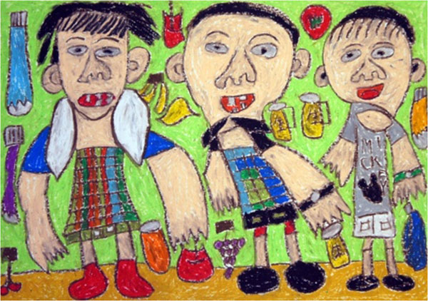 「家族でお出かけ～いろんな物食べたよ」 照屋 晴也（和歌山県立紀北支援学校高等部1年）