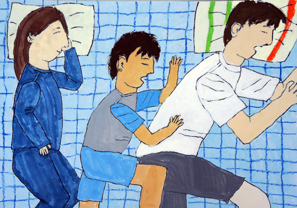 「同じねぞう」 喜夛　瑛陸（巽小学校3年）